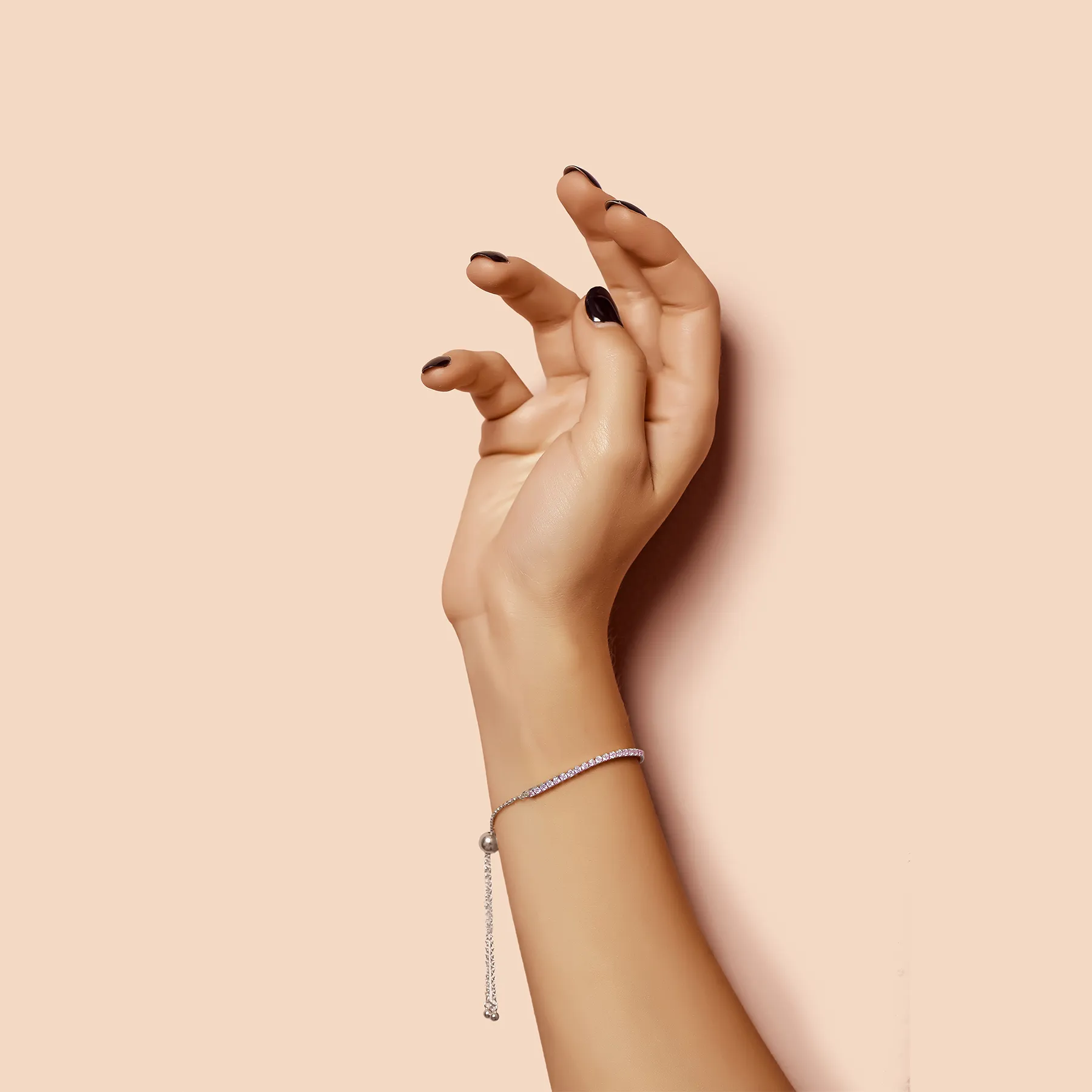 Brățară din argint Tennis Star Pink [2]