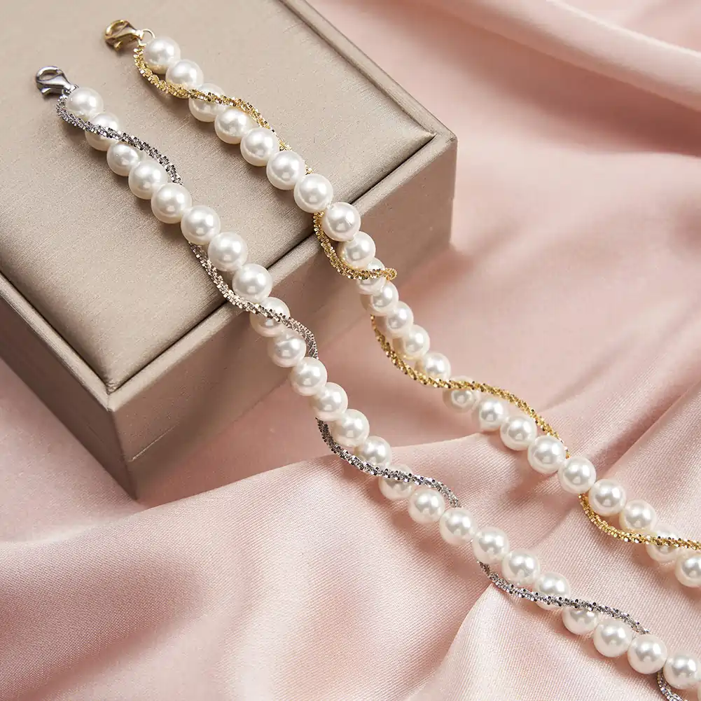 Brățară din Argint Twisted  Elegance Gold [4]
