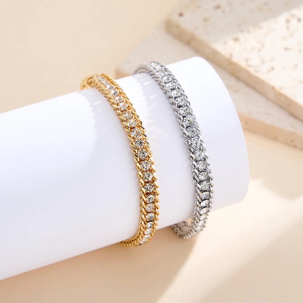 Brățară Statement cu Cristale Zirconiu Empire Auriu [3]