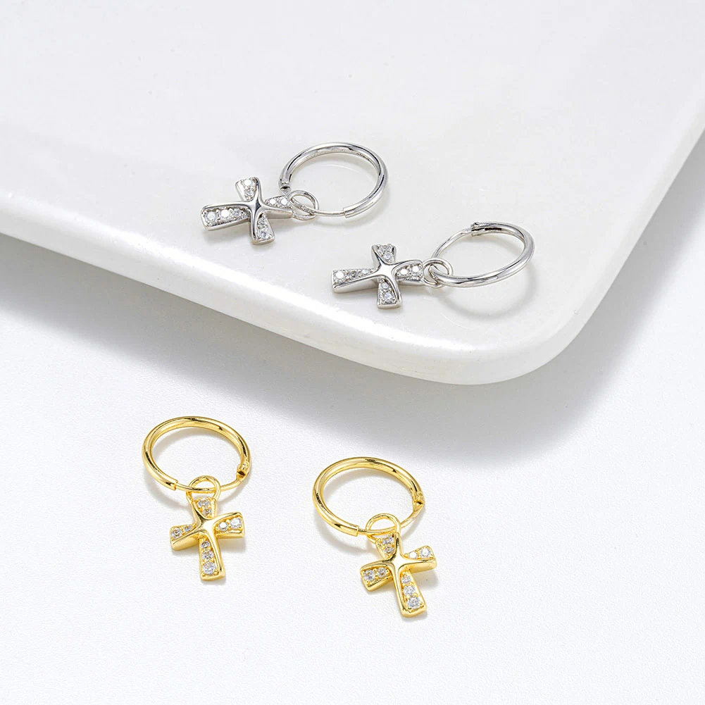 Cercei din Argint Cross Silver [3]
