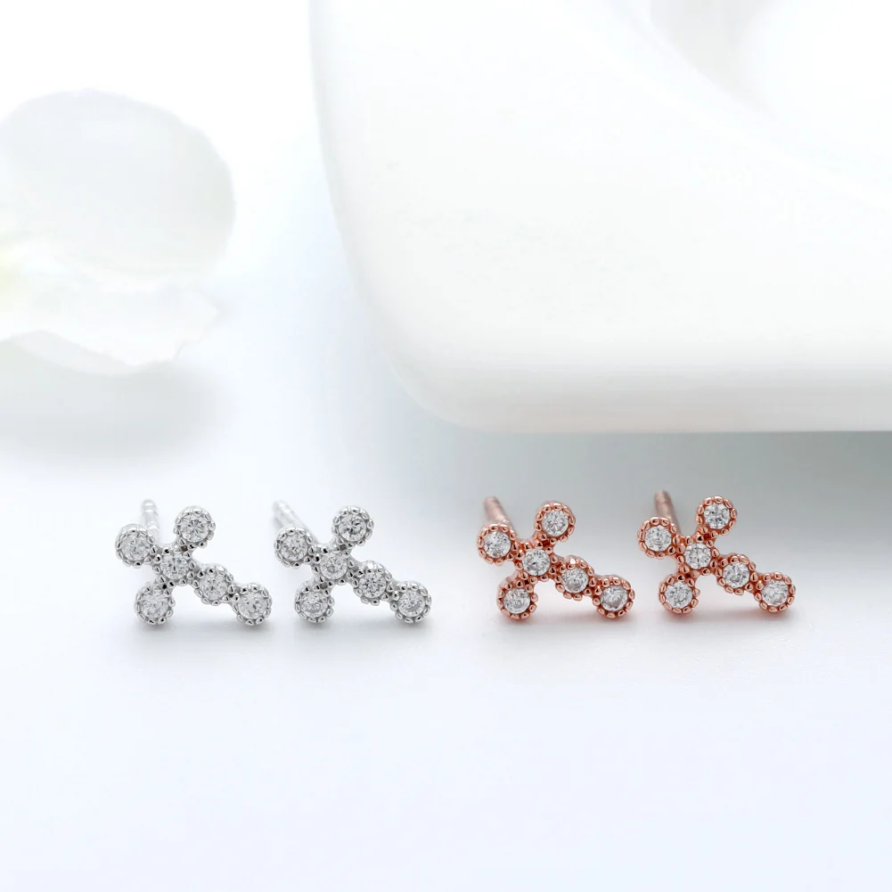 Cercei din Argint Crystal Faith Studs Silver [2]