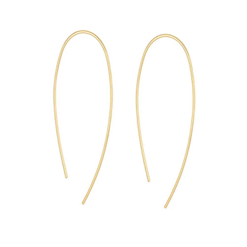 Cercei din Argint Golden Arc Simplicity [2]