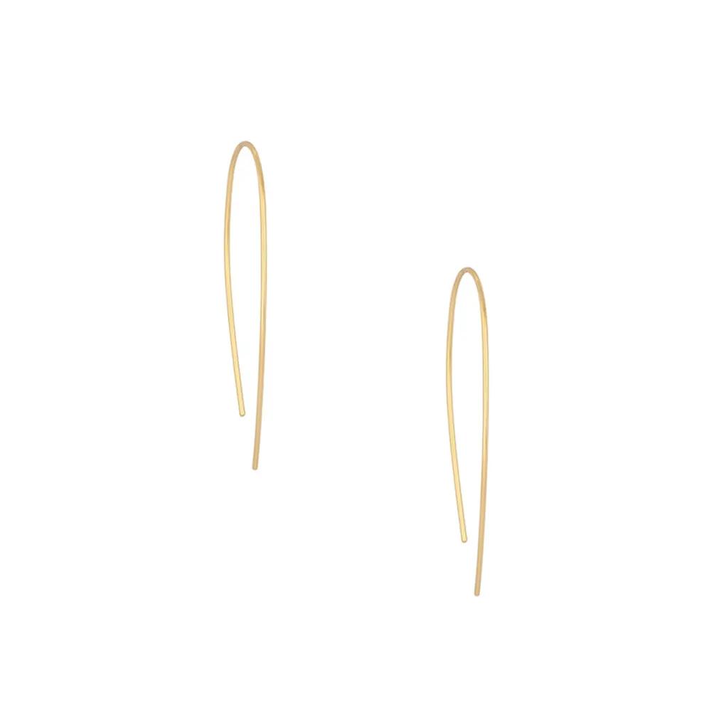 Cercei din Argint Golden Arc Simplicity [3]