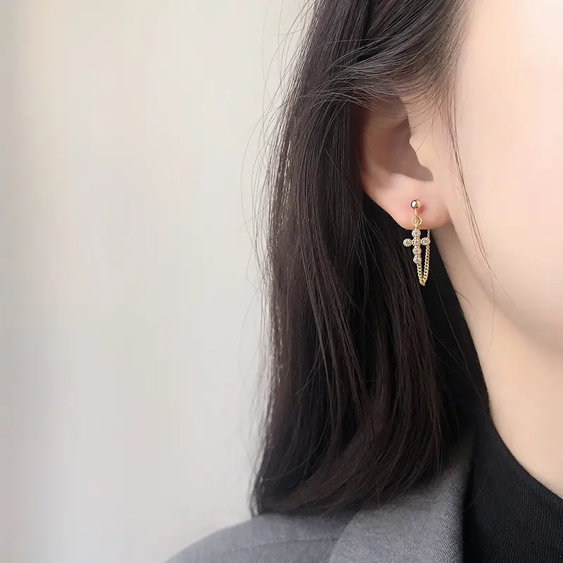 Cercei din Argint Golden Constellation Drops [3]