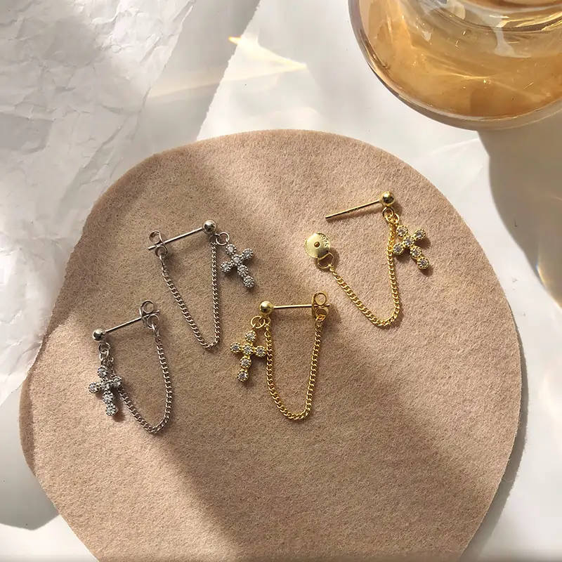 Cercei din Argint Golden Constellation Drops [2]