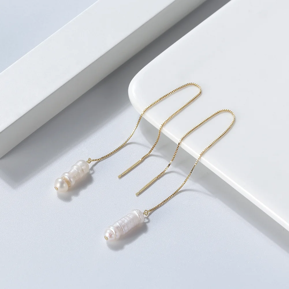 Cercei din Argint Pearl Serenity Strings [2]