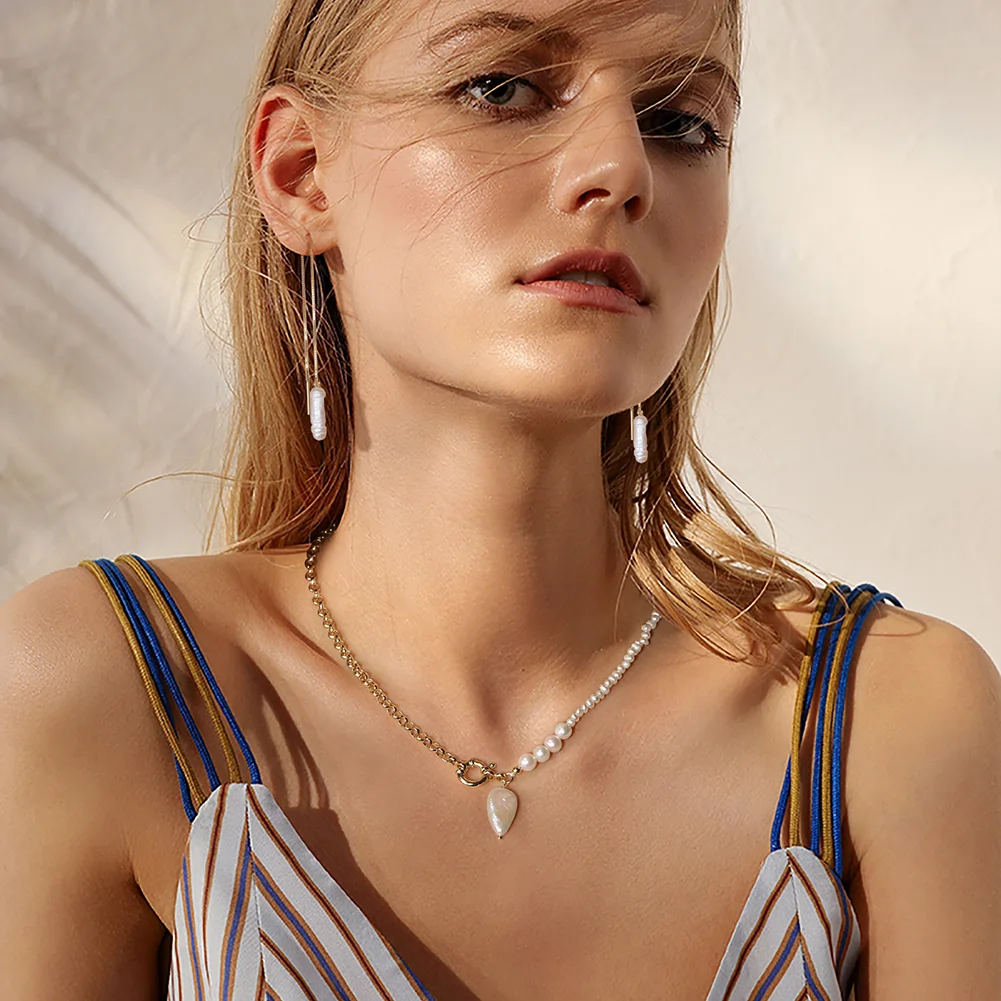 Cercei din Argint Pearl Serenity Strings [3]