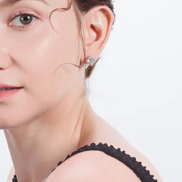 Cercei din Argint Rose Glamour Studs [4]