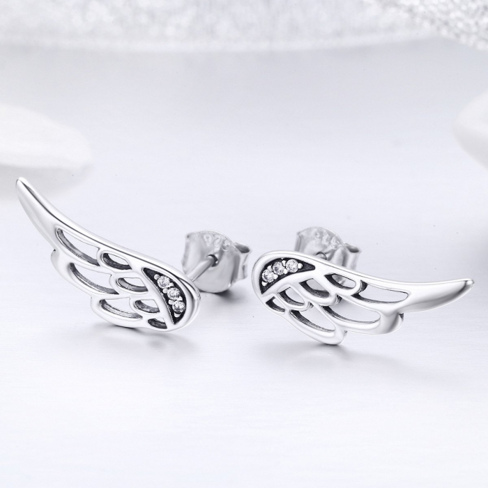 Cercei din argint Wing Studs [3]