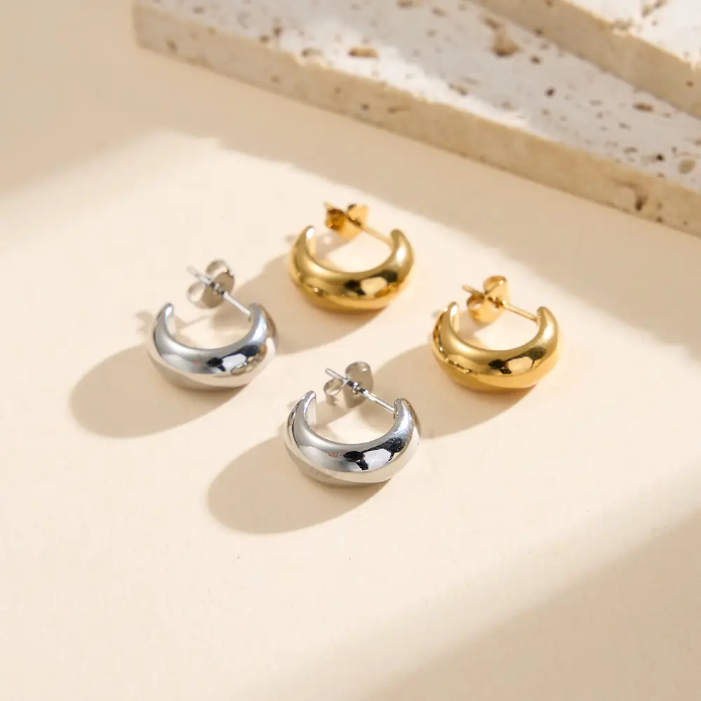 Cercei Statement Bold Argintiu [3]