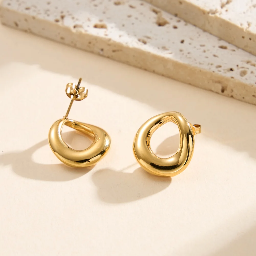 Cercei Statement Organic Ring Auriu [2]