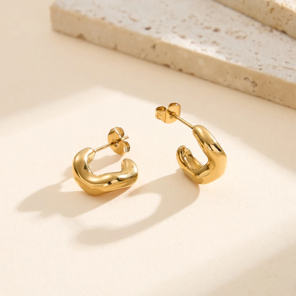 Cercei Statement Stream Auriu [2]