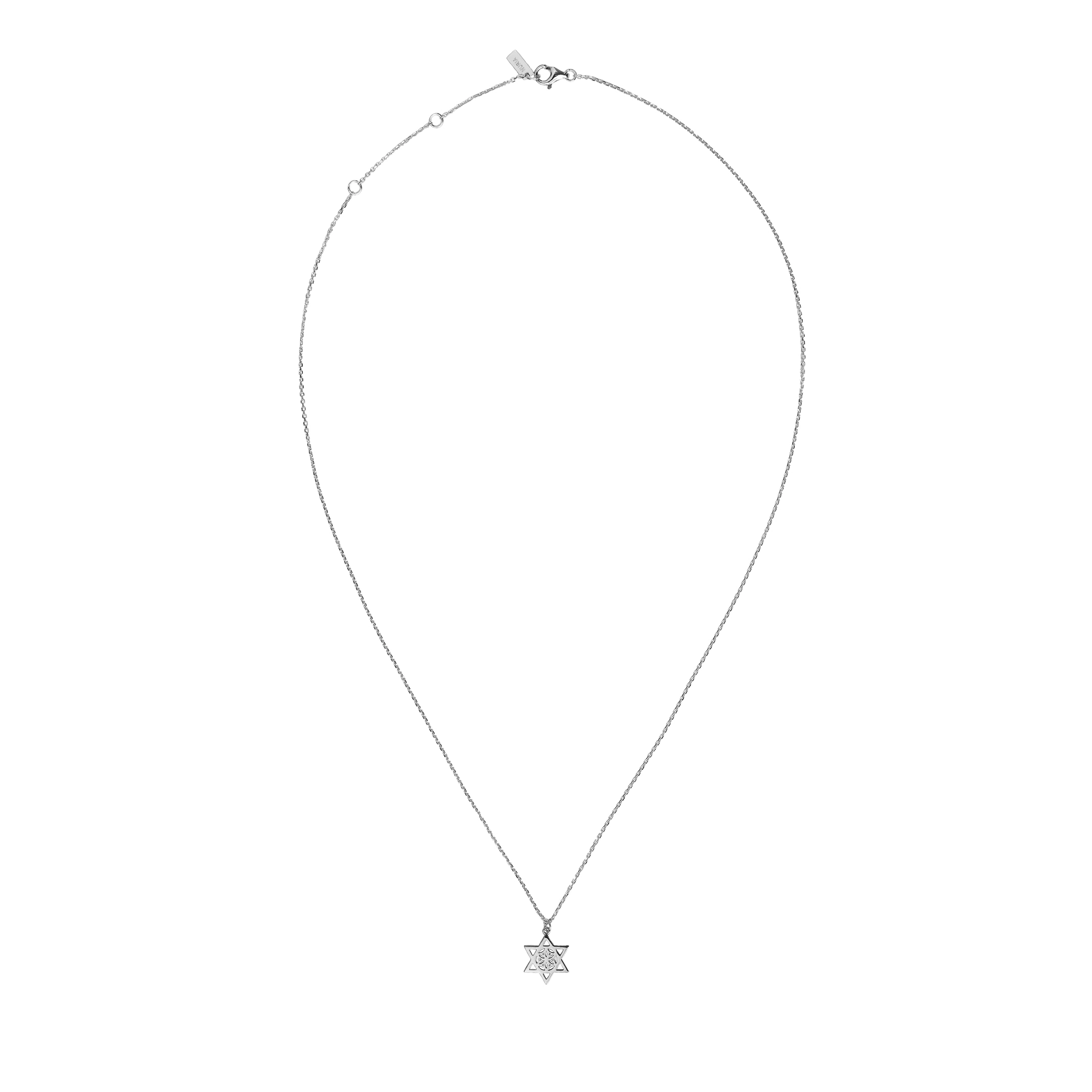 Colier din argint Stea Argintiu Inner Code [1]