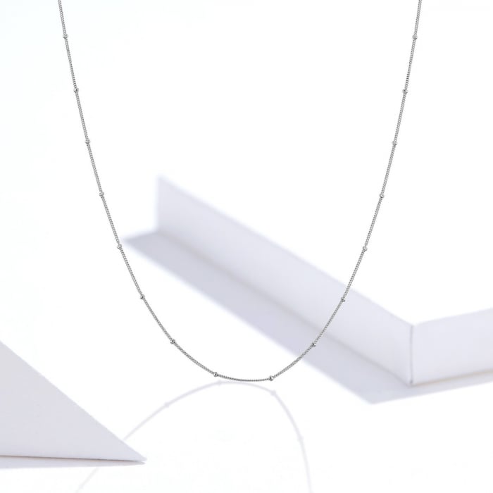 Colier din argint Beaded String [3]