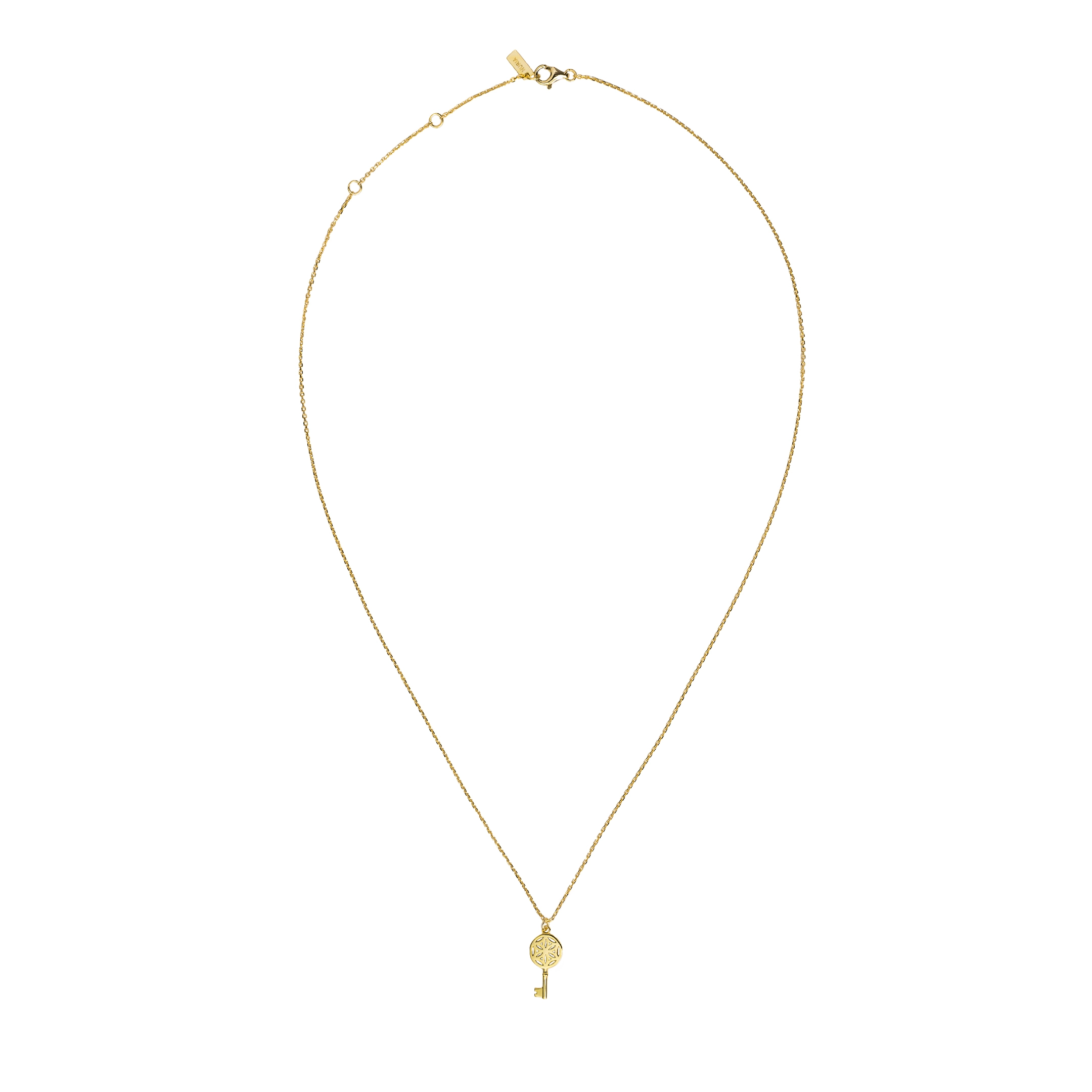 Colier din argint Cheie Auriu Inner Code [1]