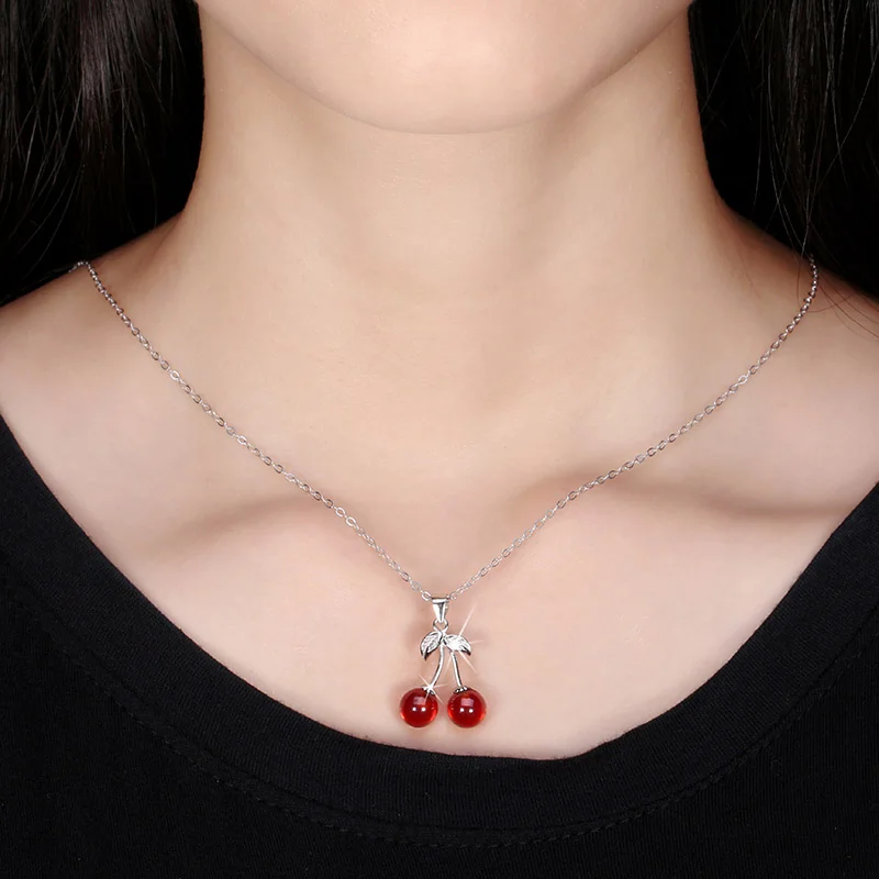 Colier din Argint Cherry Blossom Gold [3]