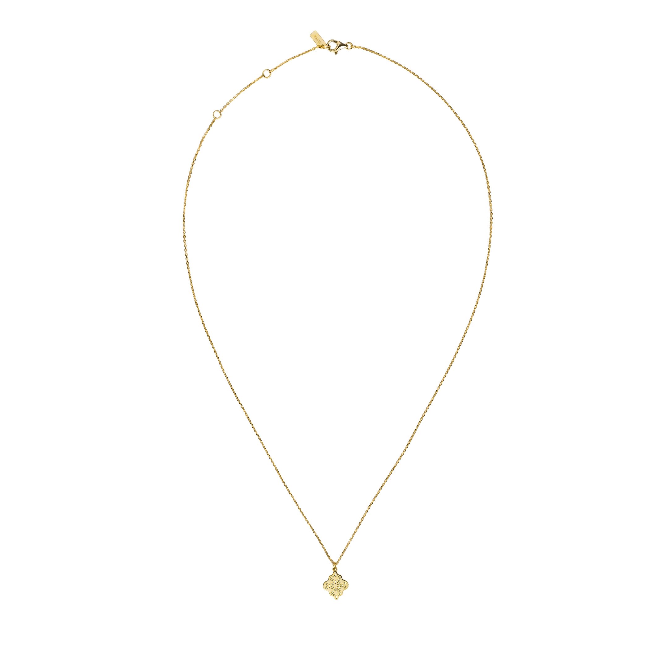 Colier din argint Compas Auriu Inner Code [1]