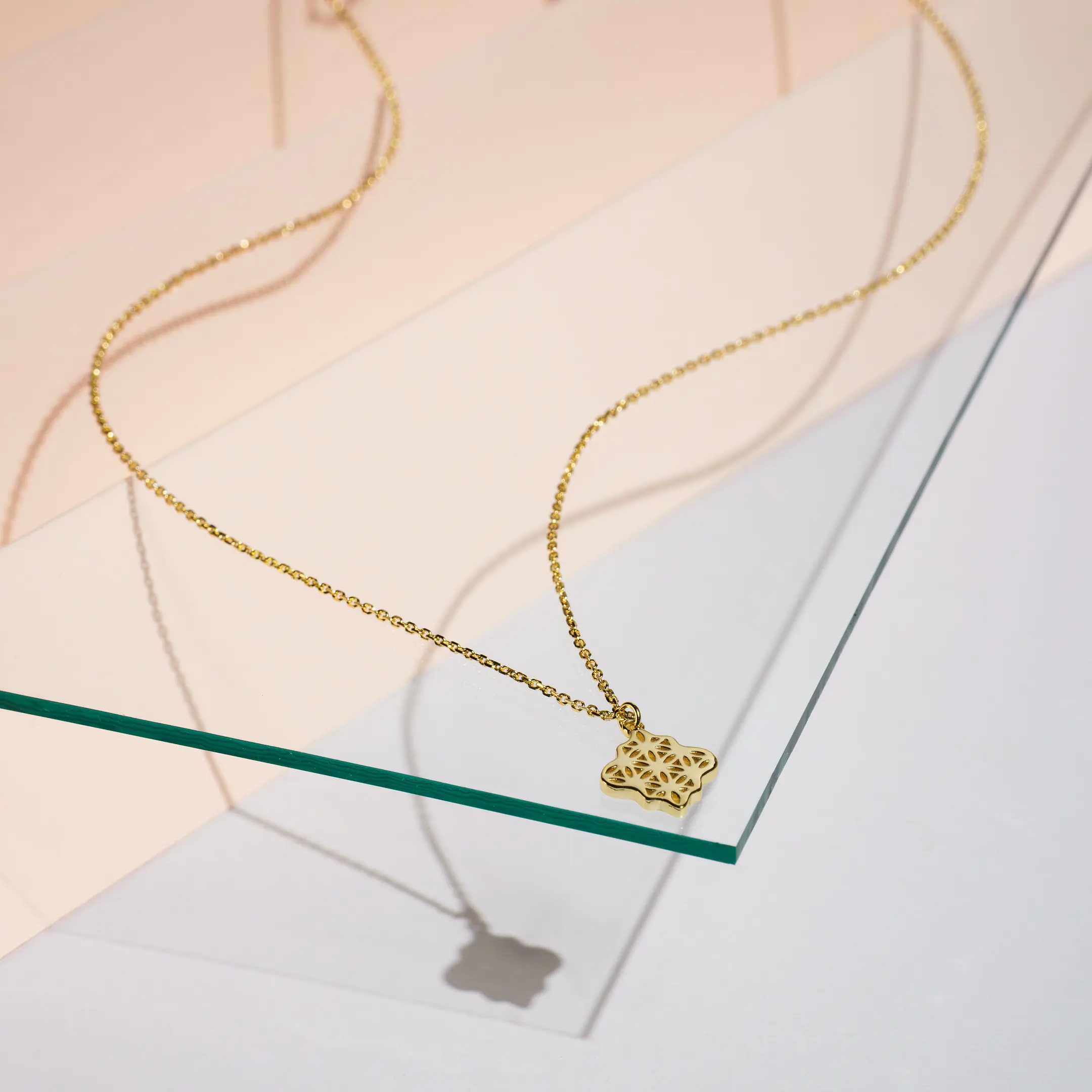 Colier din argint Compas Auriu Inner Code [2]