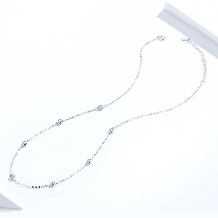 Colier din argint Crystal String [4]