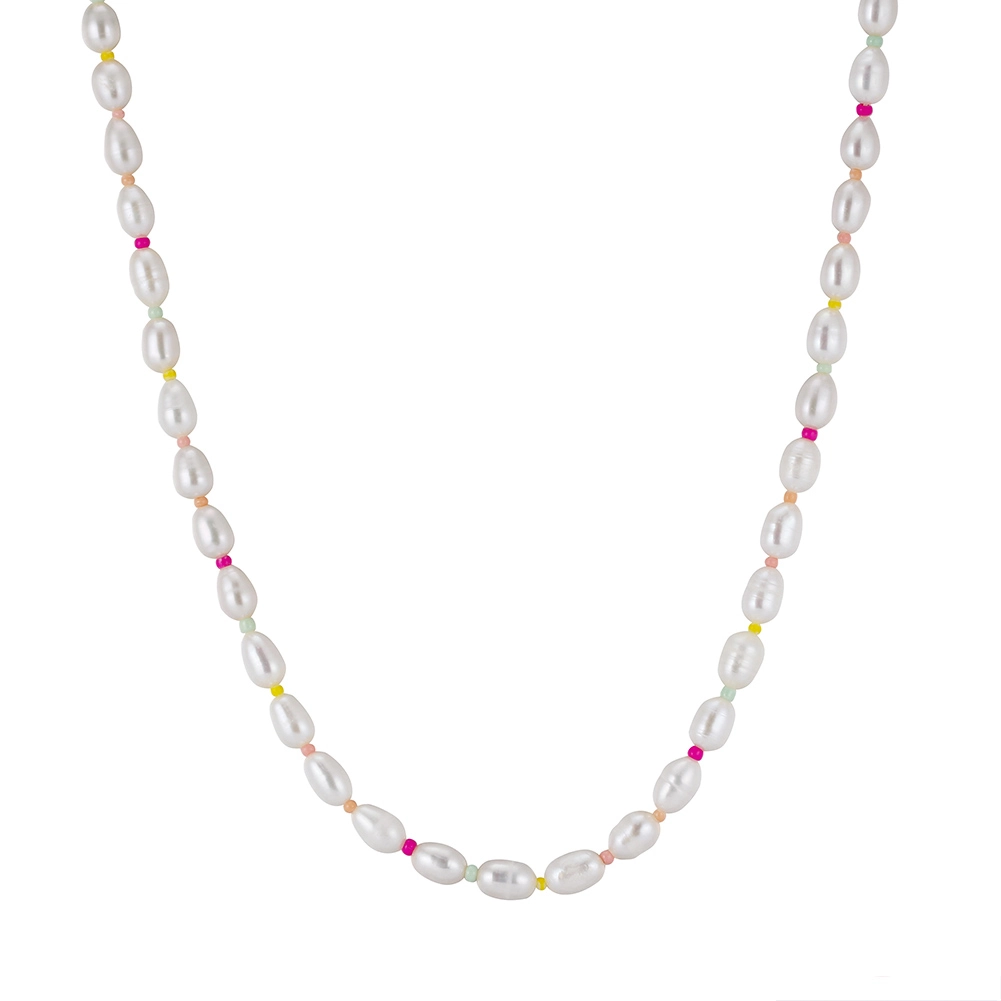 Colier din Argint cu Perle Naturale de Cultură Color Pop Pearls [1]