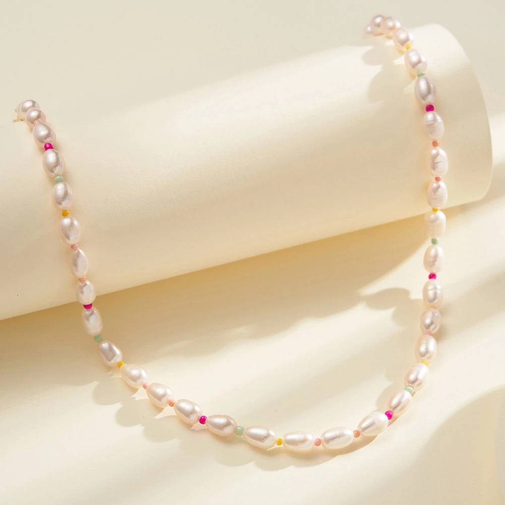 Colier din Argint cu Perle Naturale de Cultură Color Pop Pearls [2]