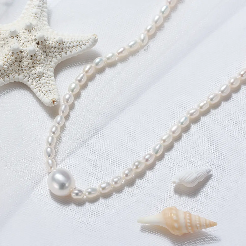 Colier din Argint cu Perle Naturale de Cultură Essential Pearl [2]