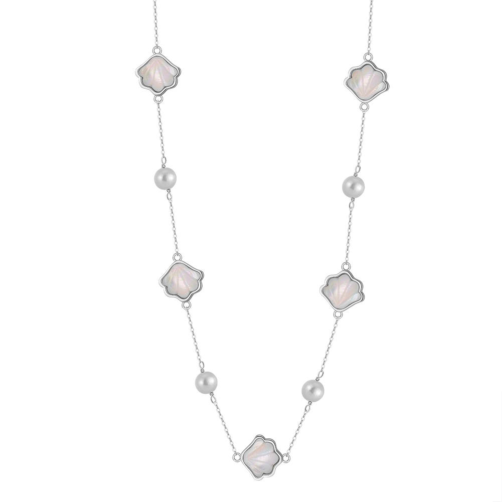 Colier din Argint cu Perle Naturale de Cultură Oceana Silver [1]