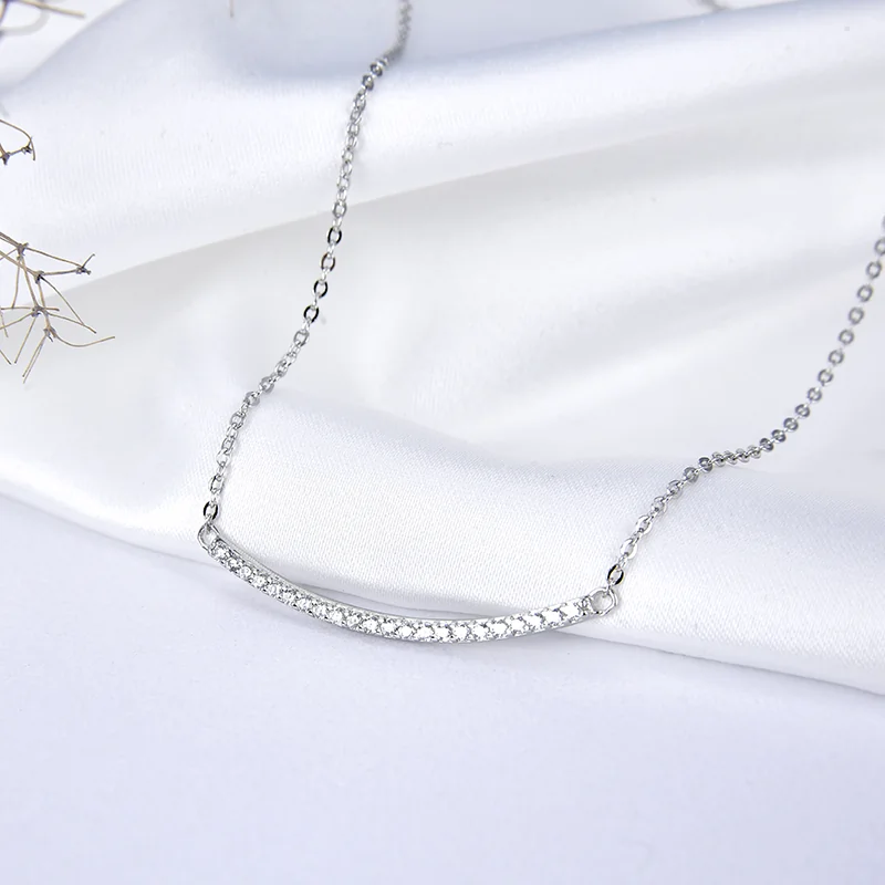 Colier din Argint Curved Bar Silver [2]