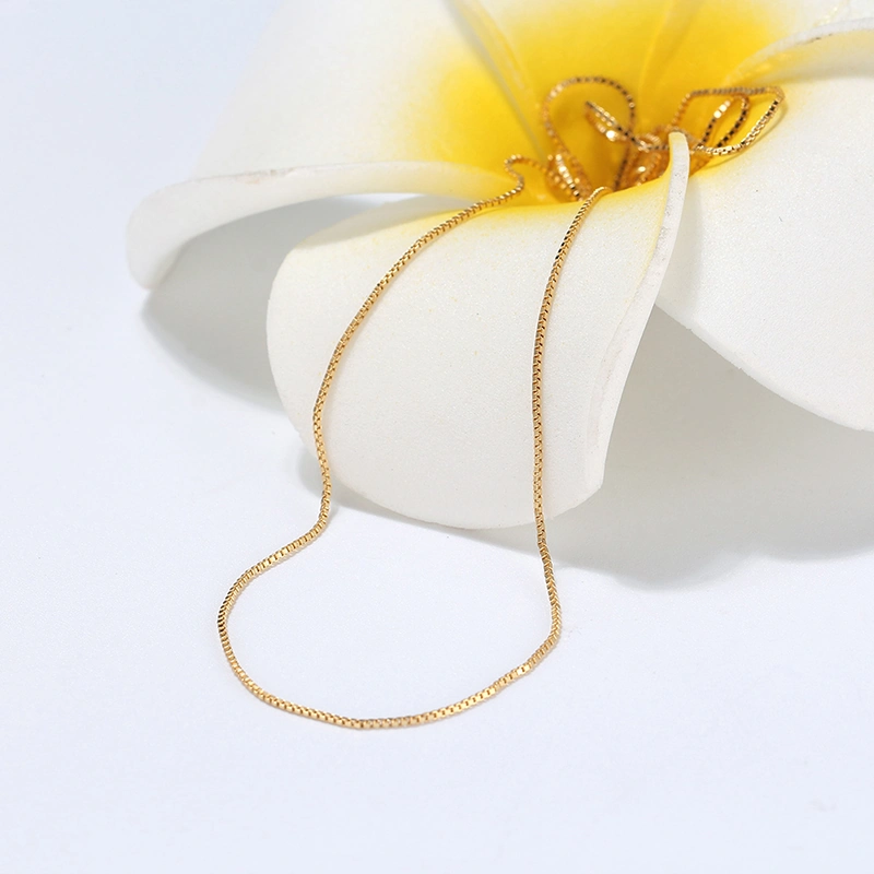 Colier din Argint Gold Box Chain [4]