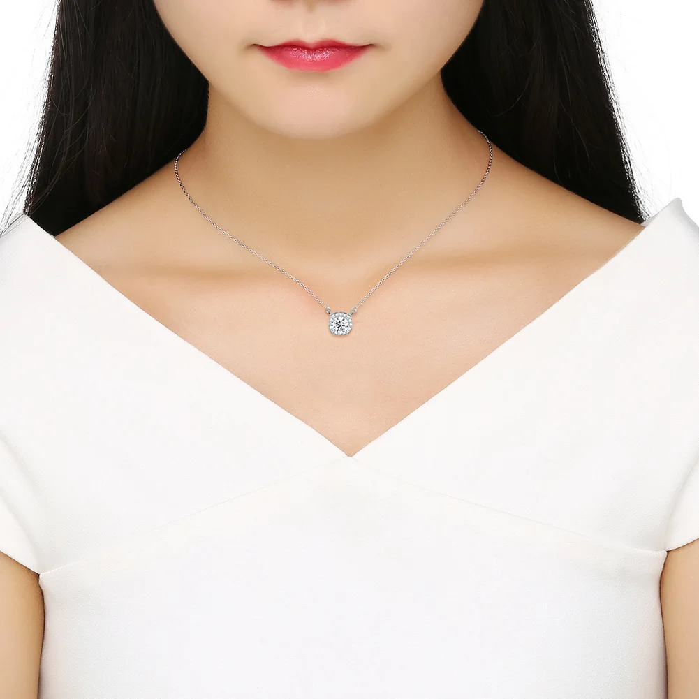 Colier din Argint Halo Pendant Silver [4]