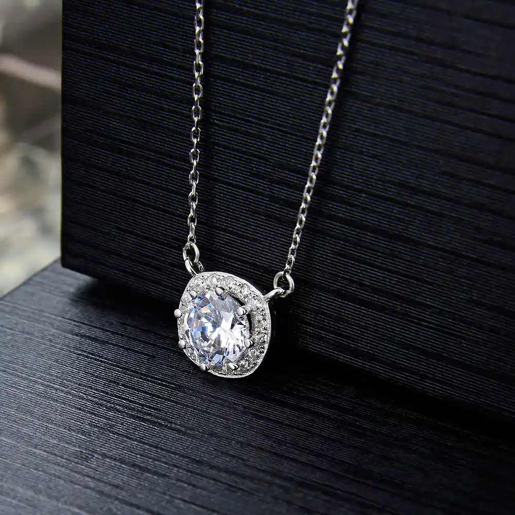 Colier din Argint Halo Pendant Silver [2]
