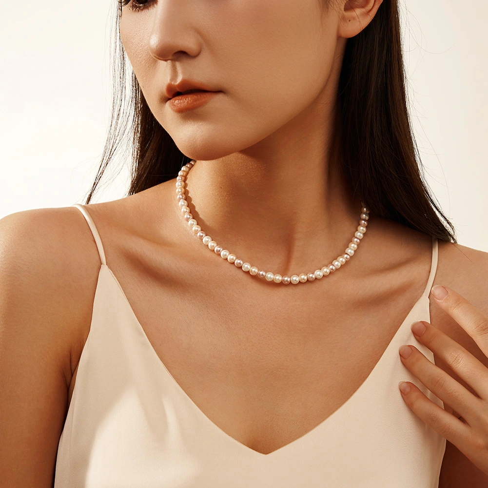 Colier din Argint Multicolor Pearl Silver [3]
