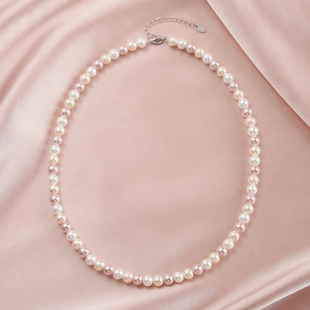 Colier din Argint Multicolor Pearl Silver [2]
