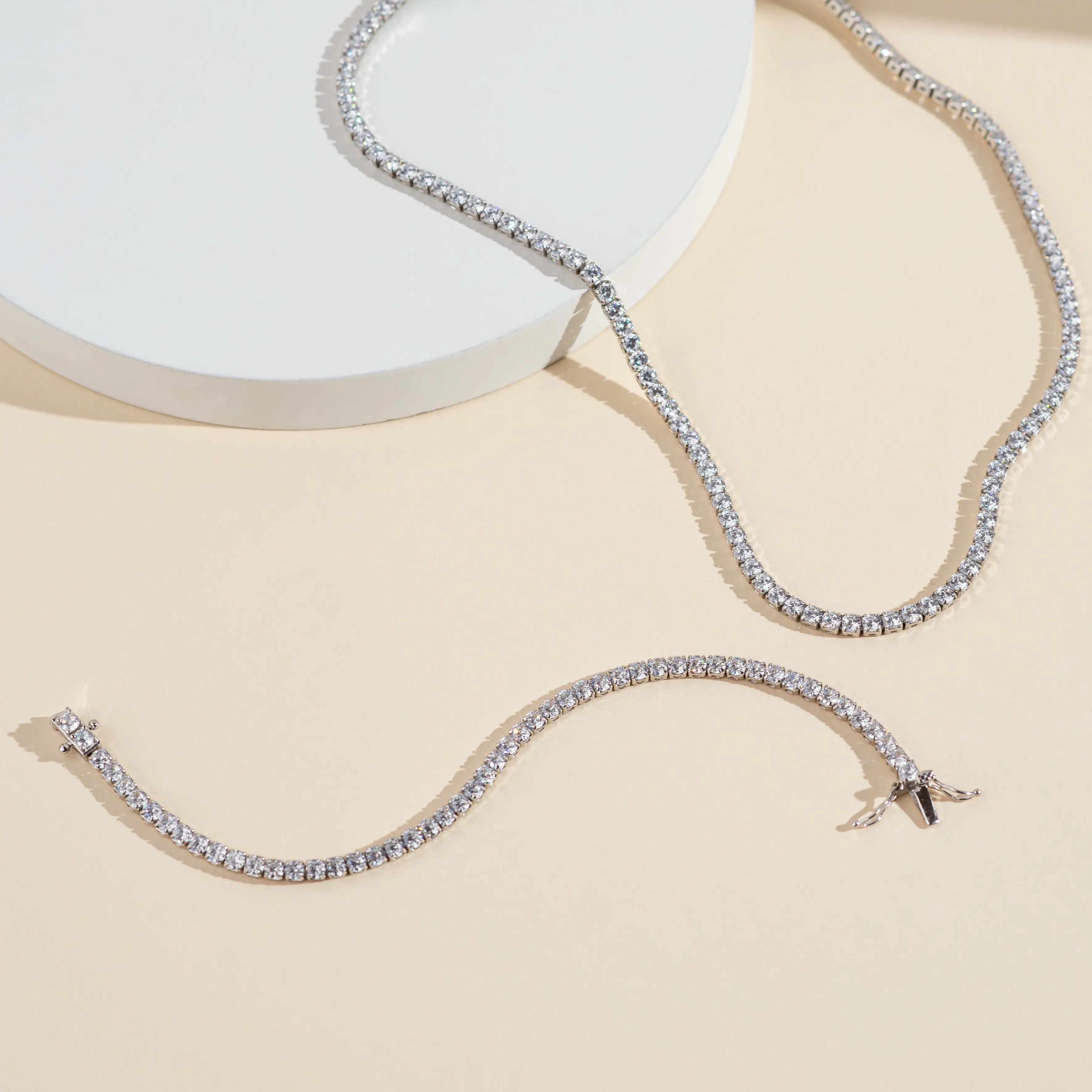 Colier din Argint Nuria Classic Silver Tennis [4]