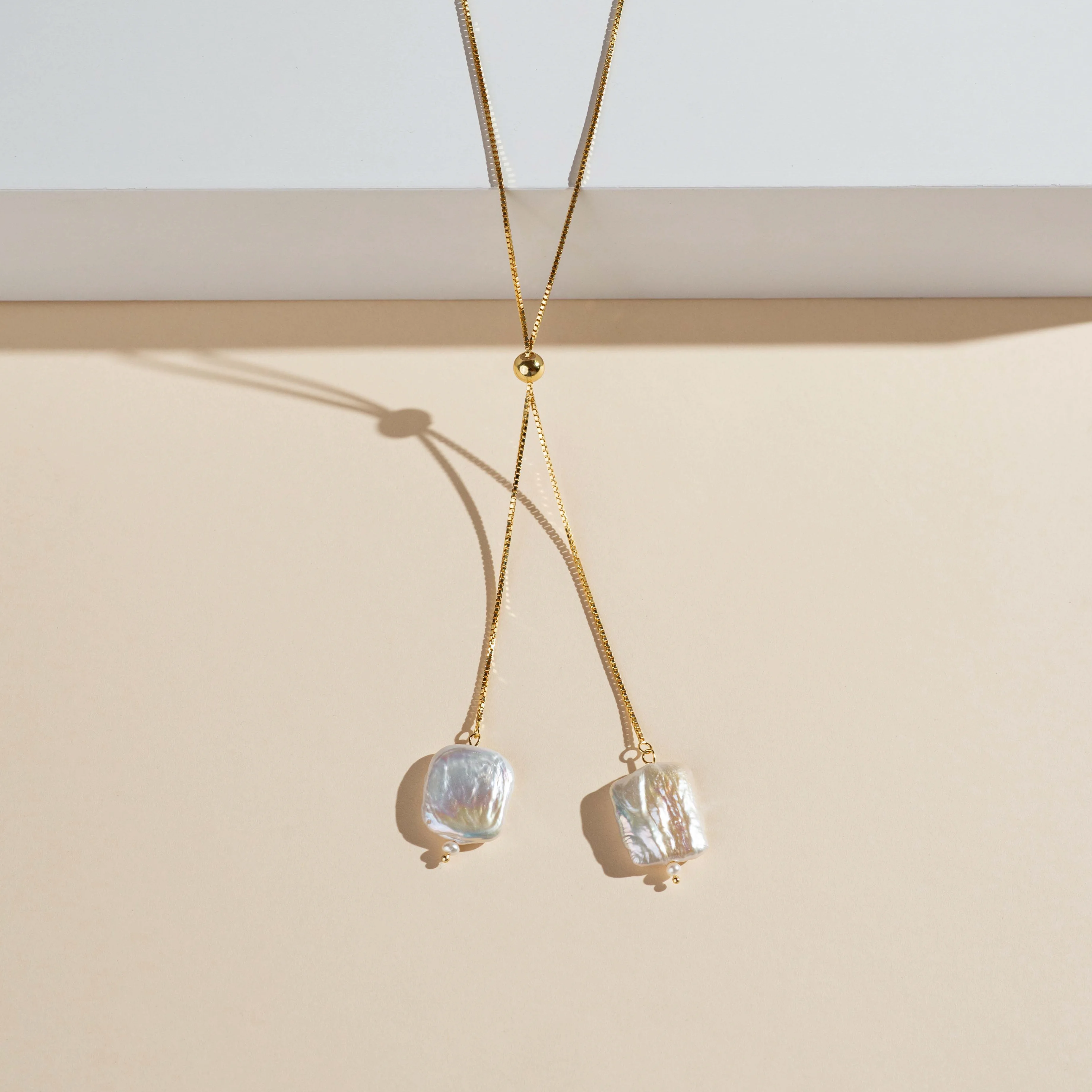 Colier din Argint Pearl Baroque Waterfalls Silver [3]