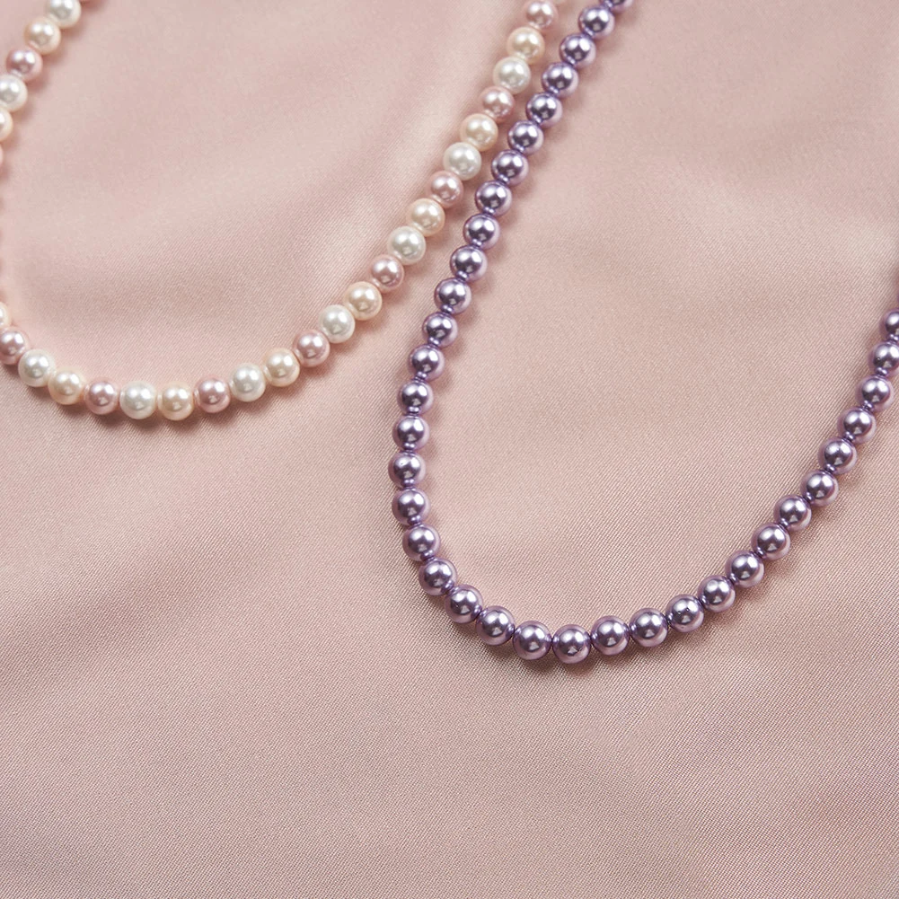 Colier din Argint Purple Pearl Silver [6]