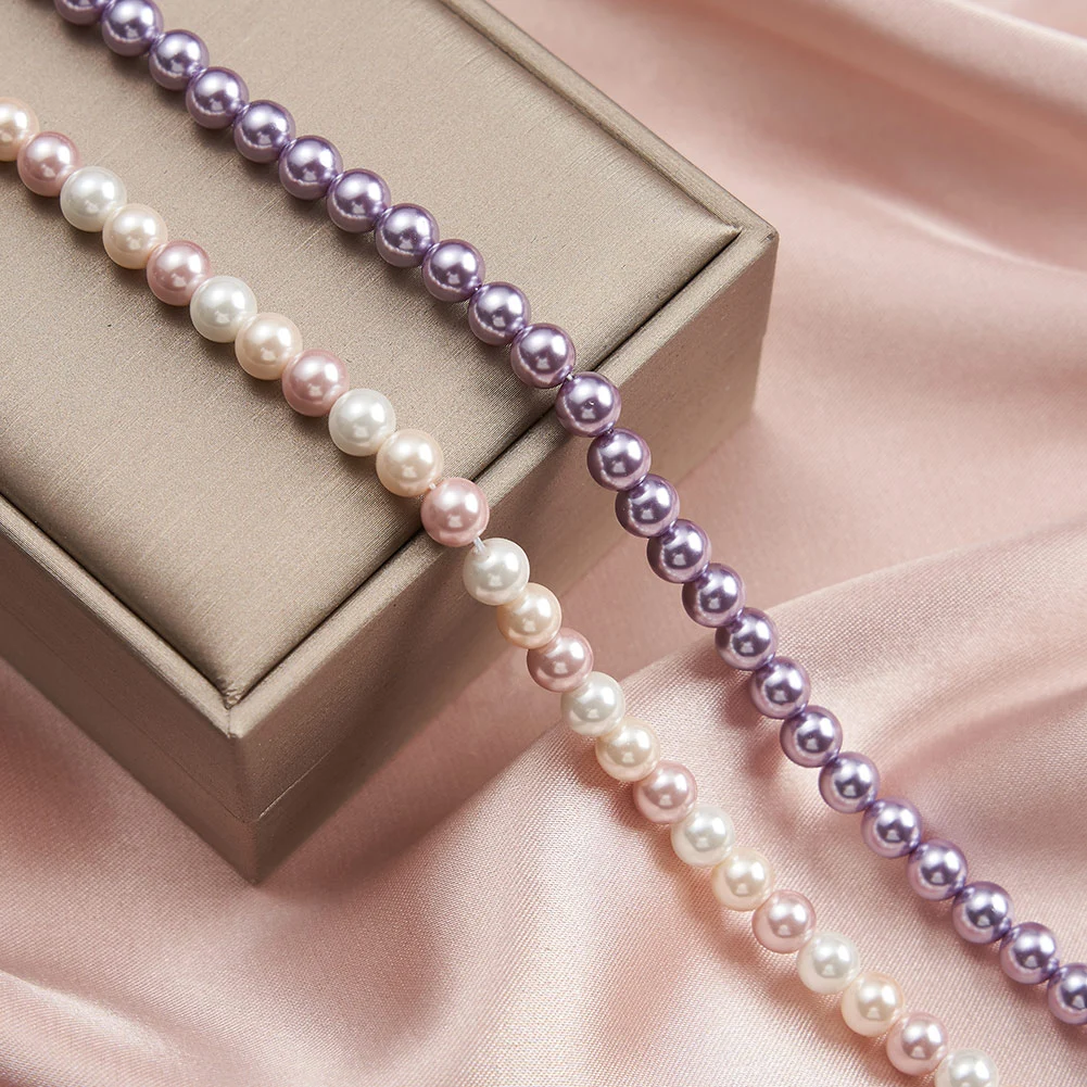 Colier din Argint Purple Pearl Silver [4]