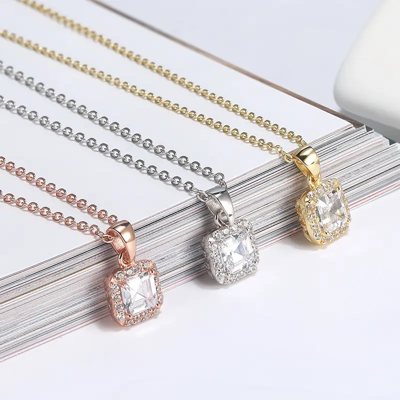Colier din Argint Rose Glamour Pendant [3]