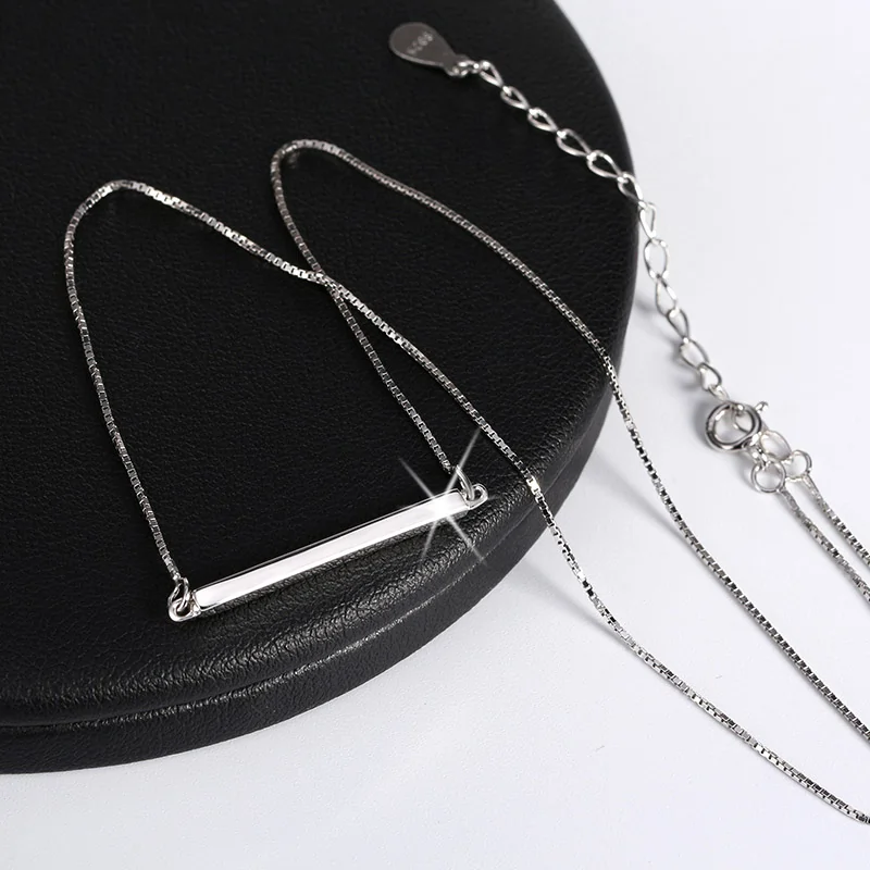 Colier din Argint Sleek Silver Bar [2]