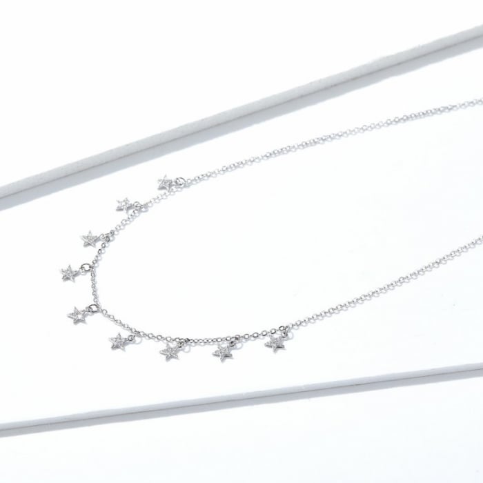 Colier din argint Star String [5]