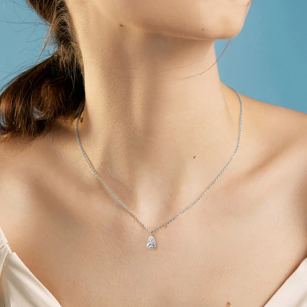 Colier din Argint Teardrop Silver [5]