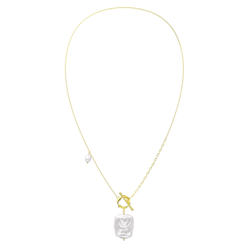 Colier din Argint Toggle Gold Baroque [2]