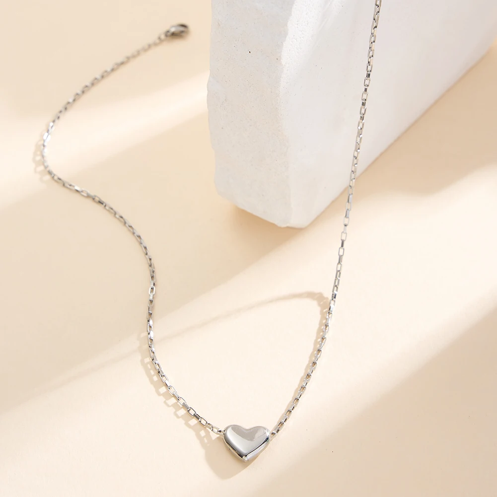 Colier Statement Heart Argintiu [2]