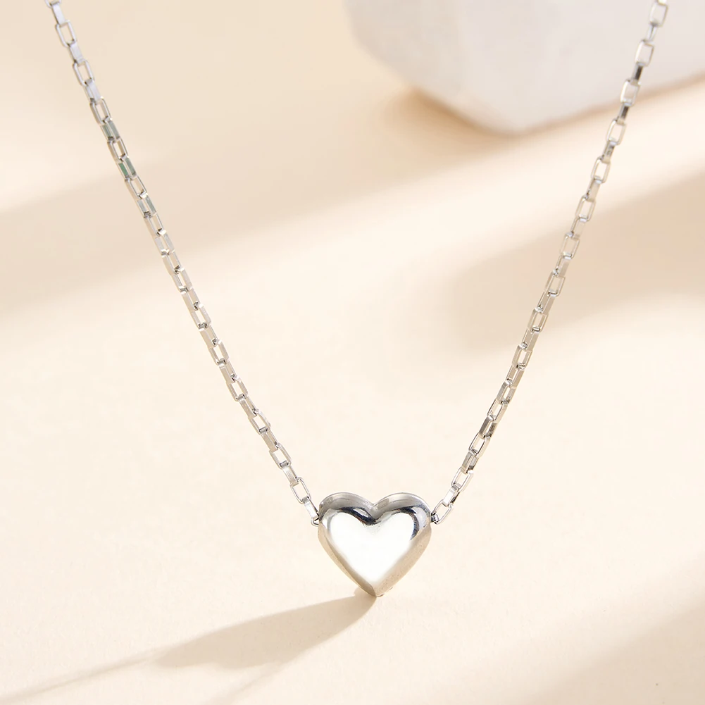 Colier Statement Heart Argintiu [3]