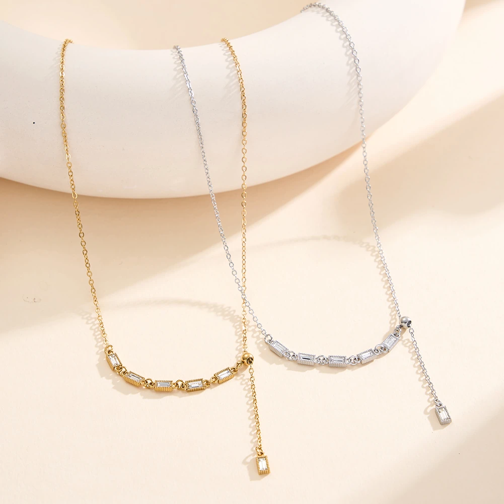 Colier Statement Lariat Argintiu [3]