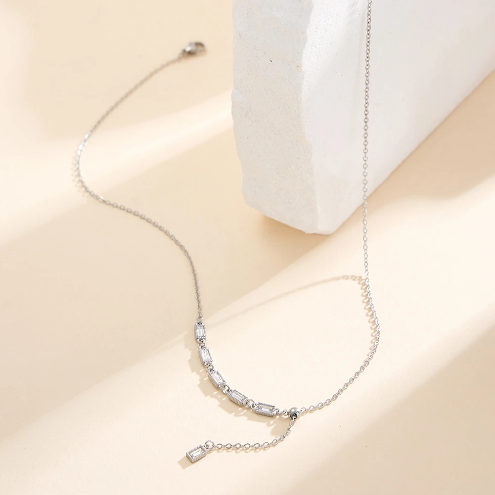 Colier Statement Lariat Argintiu [2]