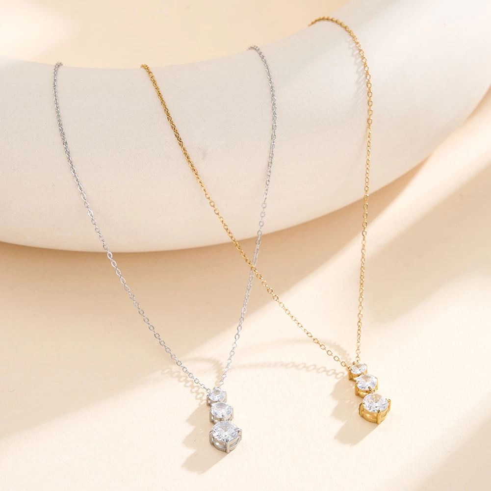 Colier Statement Trio Auriu [3]