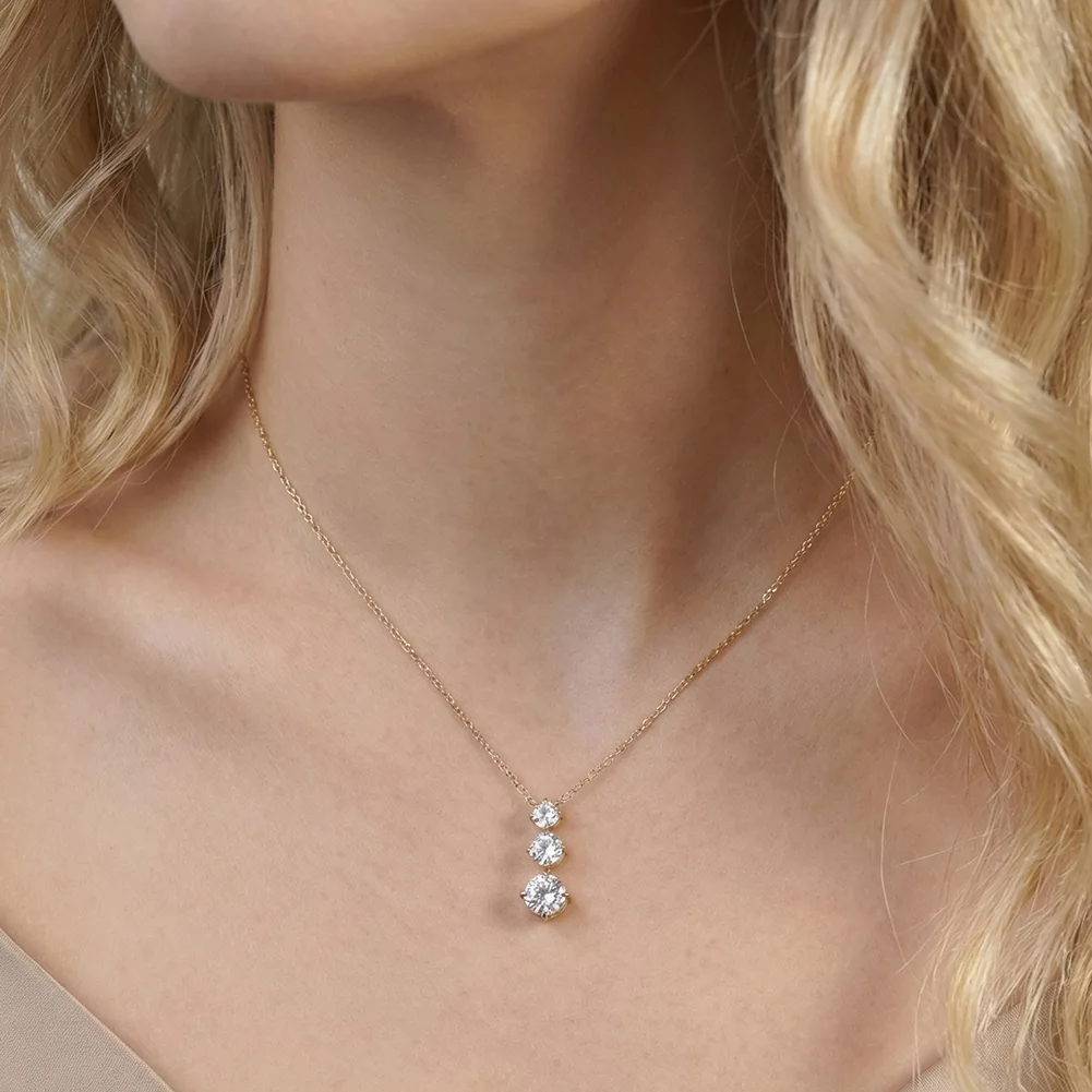 Colier Statement Trio Auriu [4]