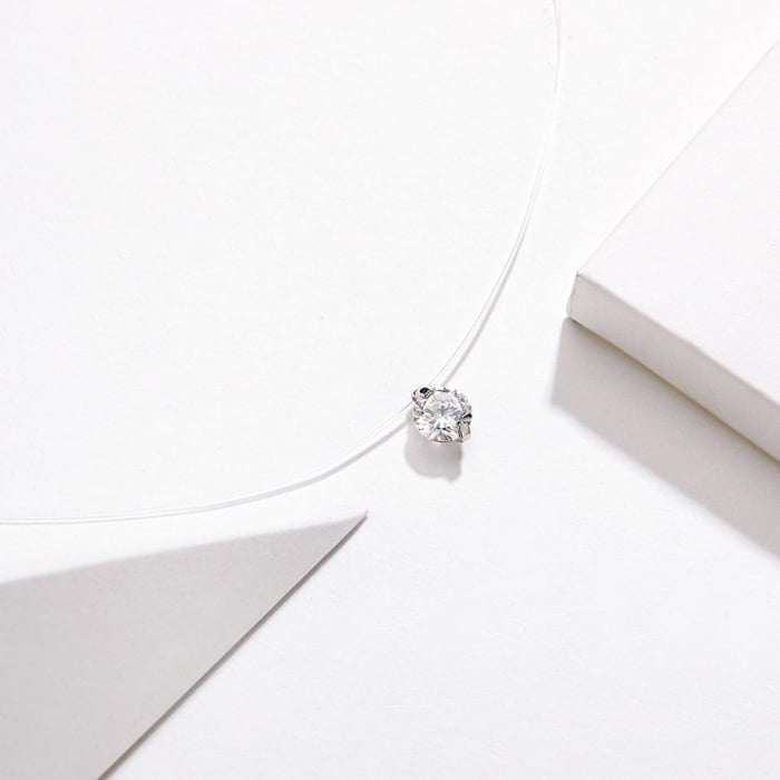 Colier transparent Invisible Stone [3]