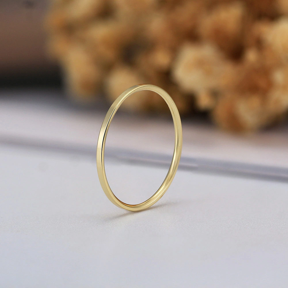 Inel din Argint Classic Band Gold [2]